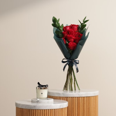 باقة لمسة حب باللون البنفسجي - هدايا الطائف