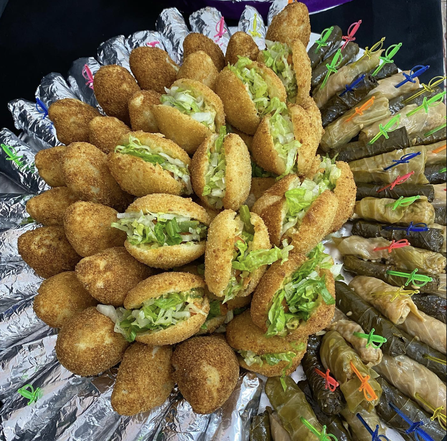 فلافل وورق عنب - مقبلات الطائف